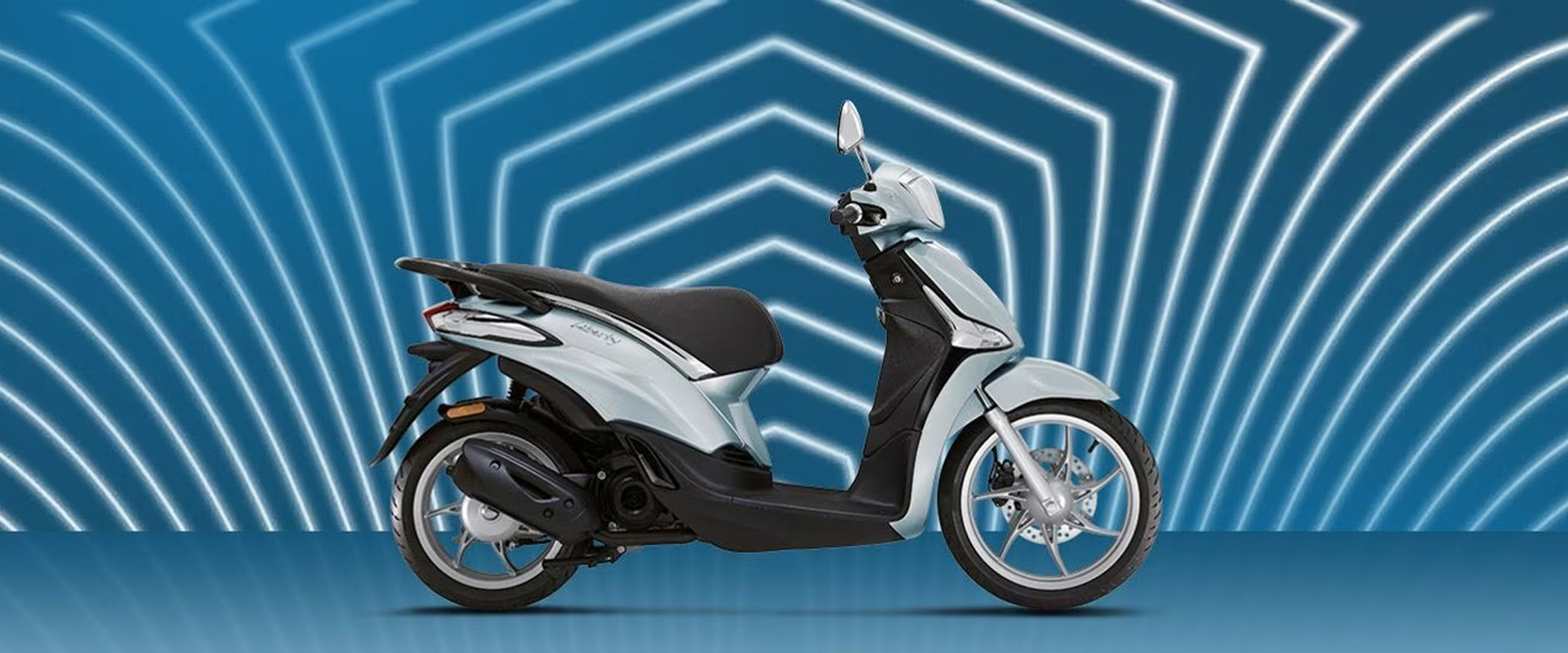 Piaggio Liberty 125 yours with 300€ discount and free insurance*.